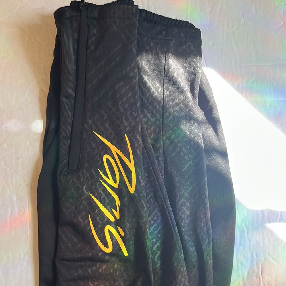 Paris Saint-Germain FC Sweatpants Activewear Football Soccer Pants Black Size L - Picture 6 of 7